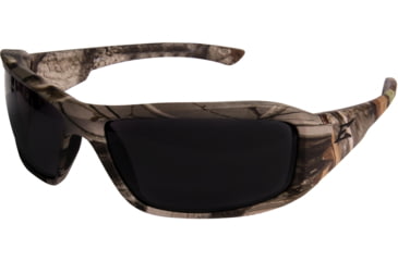 Image of Edge Safety Eyewear Brazeau Sunglasses, Forest Camo Frame, Polarized Smoke Lens, One Size, TXB216CF