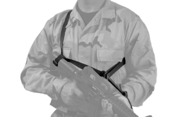 Image of Elite Survival Systems Quick-Adapt Tactical Sling, Black, 1, QTS01-B