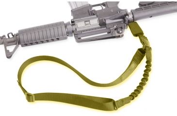 Image of Elite Survival Systems Single Point Tactical Sling w/Bungee, Coyote Tan, Coyote Tan, 2 SPS02-T