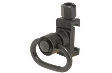 Image of Command Arms Quick Release Side Pivoting Sling Mount and Push Button Swivel Black SPSPBSS