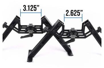 Image of Evolution Gun Works Mystic Precision Bipod, MPOD Manufactured by EGW, 3.125in, Black, 32131