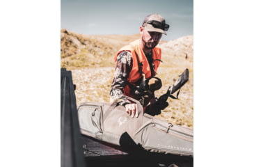 Image of Evolution Outdoor Hill Country II Rifle Case, 54x11.5, 1680 Denier Poylester, Green/Walnut, Fits Scoped Rifles 44384-EV