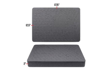 Image of Eylar 20in Large Hard Case Equipped w/Ragar XP Crosslinked Foam Insert, Black, SA00002-BLK-RG-XP