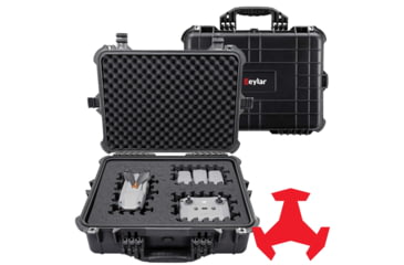 Image of Eylar 20in Large Hard Case Equipped w/Ragar XP Crosslinked Foam Insert, Black, SA00002-BLK-RG-XP