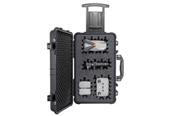 Image of Eylar 22in Carry-On Roller Hard Case Equipped w/Ragar XP Crosslinked Foam Insert, Black, SA00034-BLK-RG-XP