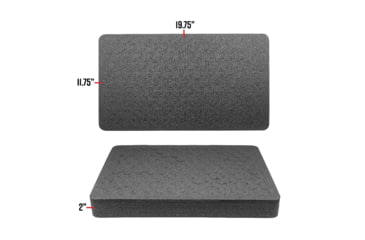 Image of Eylar 22in Carry-On Roller Hard Case Equipped w/Ragar XP Crosslinked Foam Insert, Gray, SA00034-GRA-RG-XP