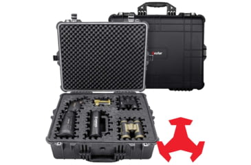 Image of Eylar 24in Extra Large Hard Case Equipped w/Ragar XP Crosslinked Foam Insert, Black, SA00041-BLK-RG-XP