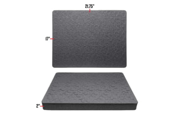 Image of Eylar 24in Extra Large Hard Case Equipped w/Ragar XP Crosslinked Foam Insert, Gray, SA00041-GRA-RG-XP