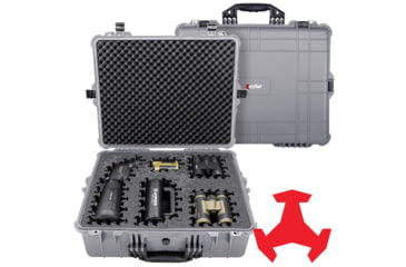 Image of Eylar 24in Extra Large Hard Case Equipped w/Ragar XP Crosslinked Foam Insert, Gray, SA00041-GRA-RG-XP