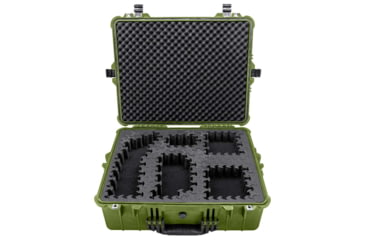 Image of Eylar 24in Extra Large Hard Case Equipped w/Ragar XP Crosslinked Foam Insert, Green, SA00041-GRN-RG-XP