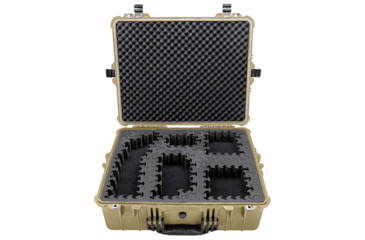Image of Eylar 24in Extra Large Hard Case Equipped w/Ragar XP Crosslinked Foam Insert, Tan, SA00041-TAN-RG-XP