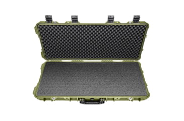 Image of Eylar 38in Hard Rifle Case Equipped w/Ragar XP Crosslinked Foam Insert, Green, SA00013-GRN-RG-XP