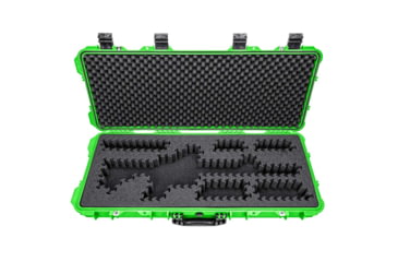 Image of Eylar 38in Hard Rifle Case Equipped w/Ragar XP Crosslinked Foam Insert, Neon Green, SA00013-NGRN-RG-XP