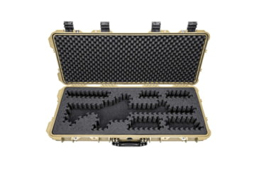 Image of Eylar 38in Hard Rifle Case Equipped w/Ragar XP Crosslinked Foam Insert, Tan, SA00013-TAN-RG-XP