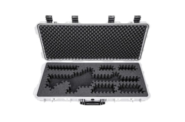 Image of Eylar 38in Hard Rifle Case Equipped w/Ragar XP Crosslinked Foam Insert, White, SA00013-WHI-RG-XP