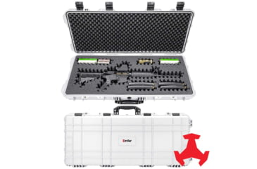 Image of Eylar 38in Hard Rifle Case Equipped w/Ragar XP Crosslinked Foam Insert, White, SA00013-WHI-RG-XP