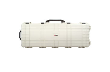 Image of Eylar Small 38in Waterproof Roller Hard Rifle Case w/Foam, Polar White, SA00013-WHI