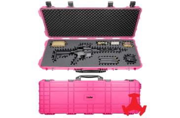Image of Eylar 44in Hard Rifle Case Equipped w/Ragar XP Crosslinked Foam Insert, Pink, SA00008-PNK-RG-XP