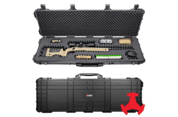 Image of Eylar 53in Hard Rifle Case Equipped w/Ragar XP Crosslinked Foam Insert, Black, SA00015-BLK-RG-XP