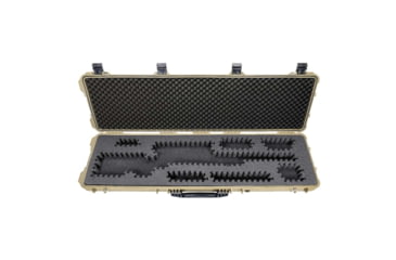 Image of Eylar 53in Hard Rifle Case Equipped w/Ragar XP Crosslinked Foam Insert, Tan, SA00015-TAN-RG-XP