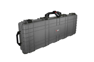 Image of Eylar 53in Protective Roller Rifle Case Water and Shock Resistant w/ Foam, Gray, SA00015-Gra