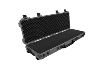 Image of Eylar Extra Large 53in Waterproof Roller Hard Rifle Case w/Foam, Gray, SA00015-GRA