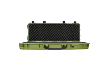 Image of Eylar 53in Protective Roller Rifle Case Water and Shock Resistant w/ Foam, Green, SA00015-Grn
