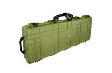 Image of Eylar 53in Protective Roller Rifle Case Water and Shock Resistant w/ Foam, Green, SA00015-Grn