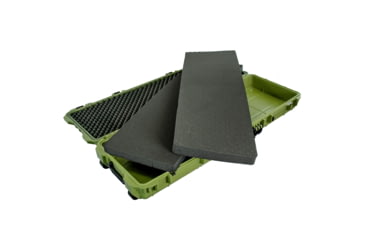 Image of Eylar 53in Protective Roller Rifle Case Water and Shock Resistant w/ Foam, Green, SA00015-Grn