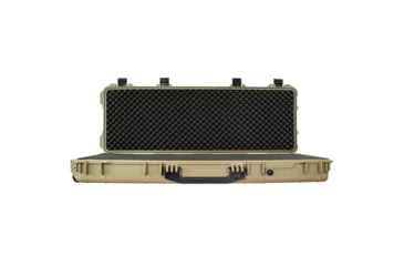 Image of Eylar 53in Protective Roller Rifle Case Water and Shock Resistant w/ Foam, Tan, SA00015-Tan