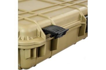 Image of Eylar 53in Protective Roller Rifle Case Water and Shock Resistant w/ Foam, Tan, SA00015-Tan