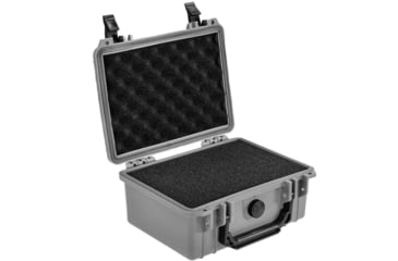 Image of Eylar Compact 9.12in Waterproof Gear Hard Case w/Foam, Gray, SA00042-GRA