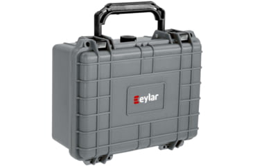 Image of Eylar Compact 9.12in Waterproof Gear Hard Case w/Foam, Gray, SA00042-GRA