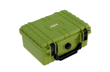 Image of Eylar Compact 9.12in Waterproof Gear Hard Case w/Foam, Green, SA00042-GRN