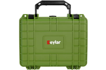 Image of Eylar Compact 9.12in Waterproof Gear Hard Case w/Foam, Green, SA00042-GRN