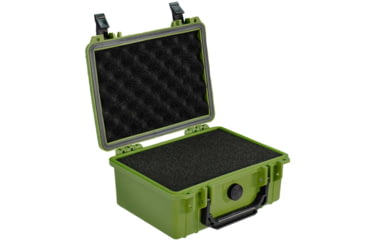 Image of Eylar Compact 9.12in Waterproof Gear Hard Case w/Foam, Green, SA00042-GRN