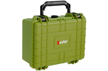 Image of Eylar Compact 9.12in Waterproof Gear Hard Case w/Foam, Green, SA00042-GRN
