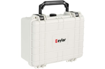Image of Eylar Compact 9.12in Waterproof Gear Hard Case w/Foam, Polar White, SA00042-WHI
