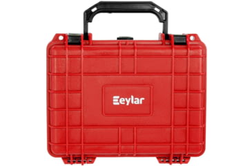 Image of Eylar Compact 9.12in Waterproof Gear Hard Case w/Foam, Red, SA00042-RED