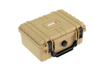 Image of Eylar Compact 9.12in Waterproof Gear Hard Case w/Foam, Tan, SA00042-TAN