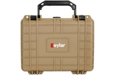 Image of Eylar Compact 9.12in Waterproof Gear Hard Case w/Foam, Tan, SA00042-TAN