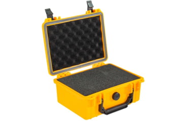 Image of Eylar Compact 9.12in Waterproof Gear Hard Case w/Foam, Yellow, SA00042-YLW