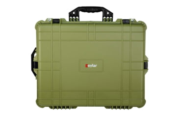 Image of Eylar Extra Large 24in Waterproof Hard Camera and Gear Case w/Foam, Green, SA00041-GRN