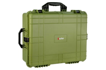 Image of Eylar Extra Large 24in Waterproof Hard Camera and Gear Case w/Foam, Green, SA00041-GRN