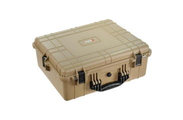 Image of Eylar Extra Large 24in Waterproof Hard Camera and Gear Case w/Foam, Tan, SA00041-TAN