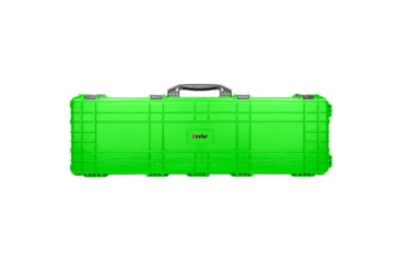 Image of Eylar Extra Large 53in Waterproof Roller Hard Rifle Case w/Foam, Neon Green, SA00015-NGRN