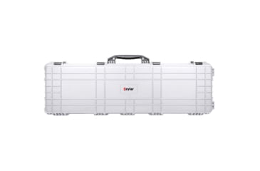 Image of Eylar Extra Large 53in Waterproof Roller Hard Rifle Case w/Foam, Polar White, SA00015-WHI