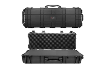 Image of Eylar Extra Large Deep 44in Waterproof Roller Hard Rifle Case w/Foam, Black, SA00068