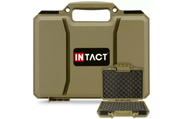 Image of Eylar Intact 11.7in Stacker Series Hard Shell Handgun Case w/Foam, Green, NG00001-GRN
