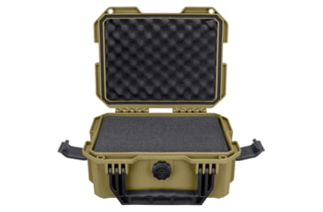 Image of Eylar Intact 11.8in Stacker Series Compact Hard Gear Case w/Foam, Dark Earth, NG00010-GRN